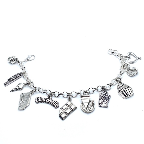 Chocoholic Charm Bracelet Chocolate Lovers - Picture 7 of 8